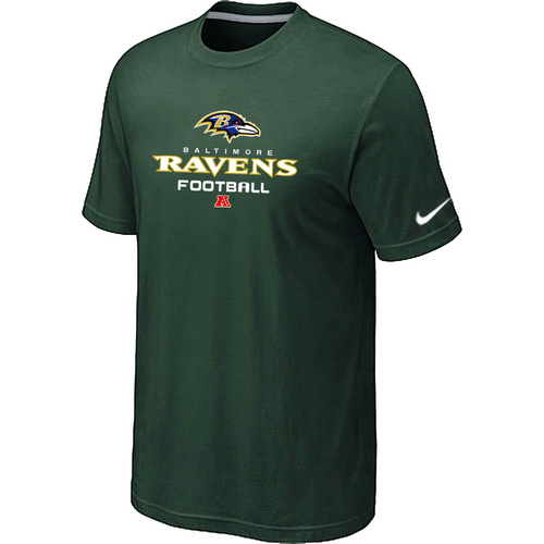 Nike Baltimore Ravens Critical Victory NFL T-Shirt - Dark Green